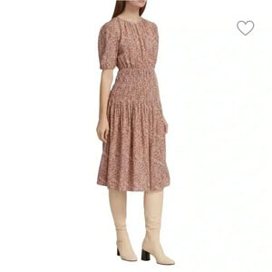 Rails Pink Floral Midi Dress